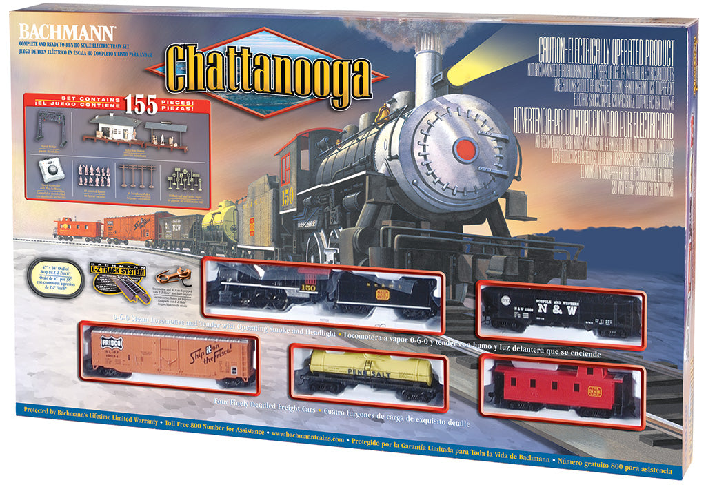 Bachmann 00626 CHATTANOOGA HO TRAIN SET