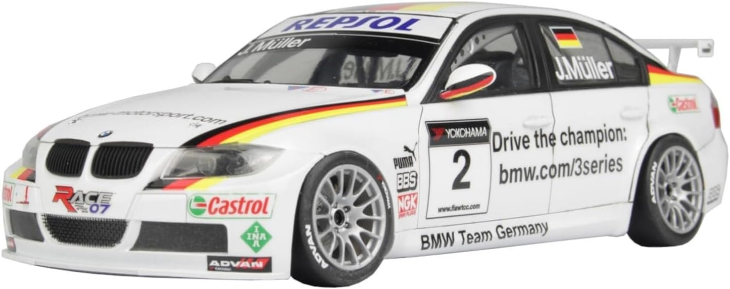 Platz 1/24 BMW 320si E90 WTCC BRANDS HATCH 2008 WINNER with 3D Printed Grille Parts