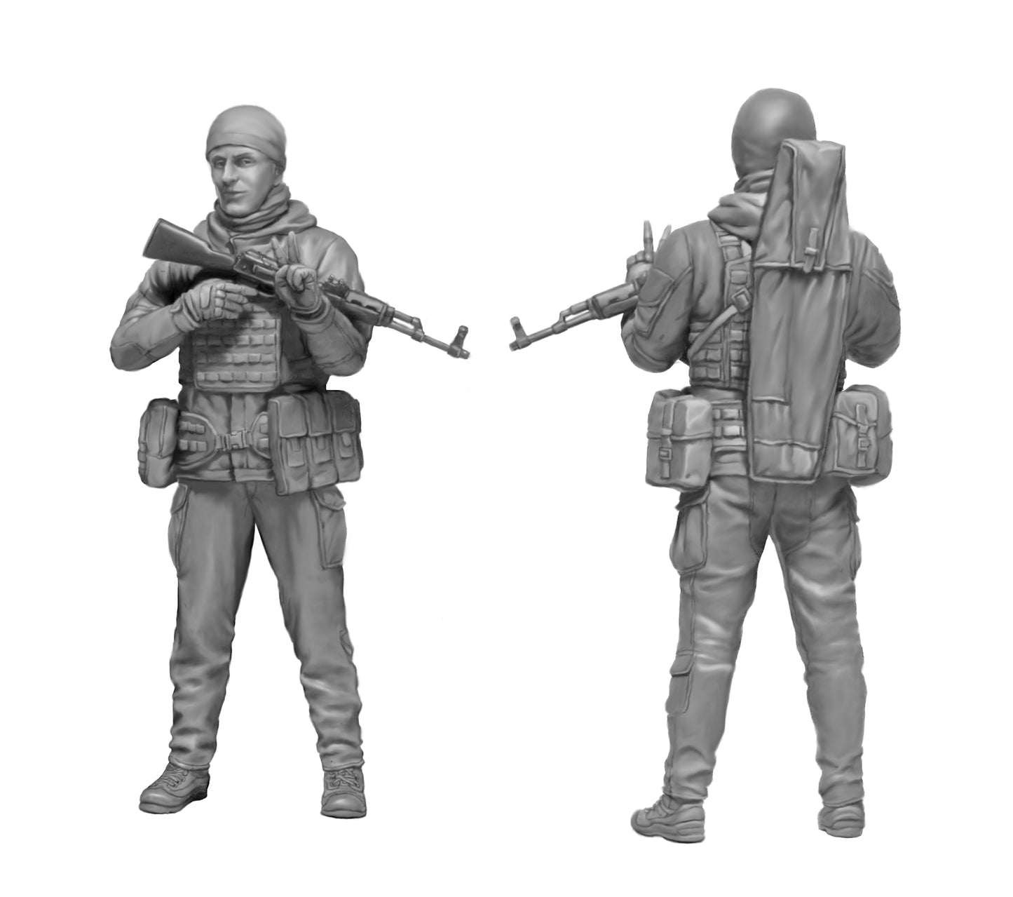 MASTER BOX 1/35 Russian-Ukrainian War series Defence of Kyiv, March 2022. Trophy. Kit No.1