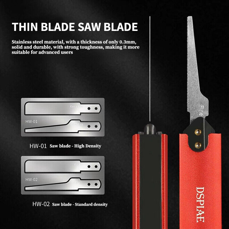 DSPIAE Aluminium Hand Saw w/ Magnetic Locking Cap