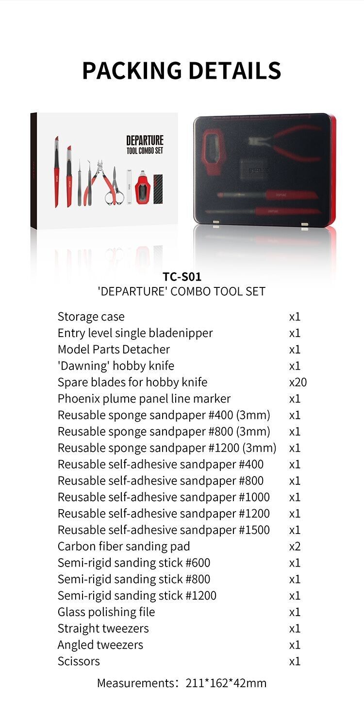 DSPIAE Departure Tool Combo Set TC-S01