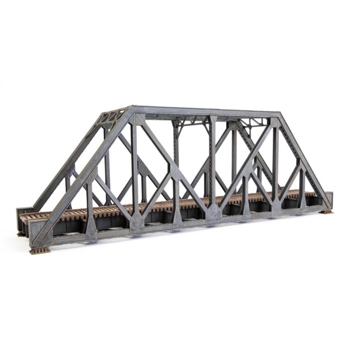 Walthers Cornerstone 933-4511, HO Scale 97ft Subdivided Warren Truss Single Track Bridge Kit