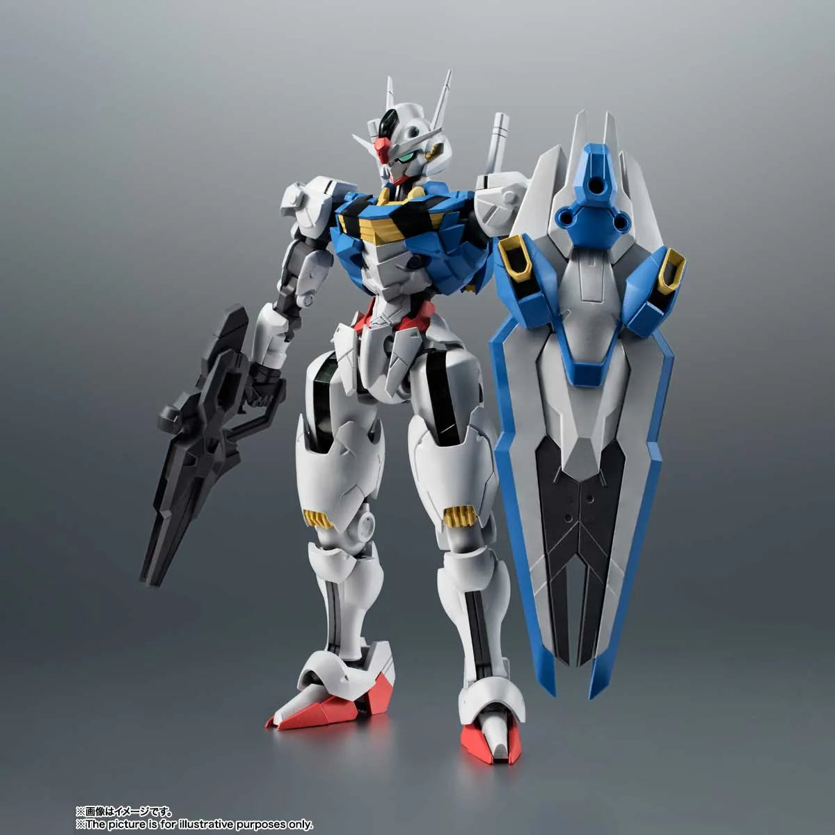 Bandai Spirits Robot Spirits Figurine <Side MS>Gundam Aerial Ver.A.N.I.M.E. "Mobile Suit Gundam: The Witch From Mercury"