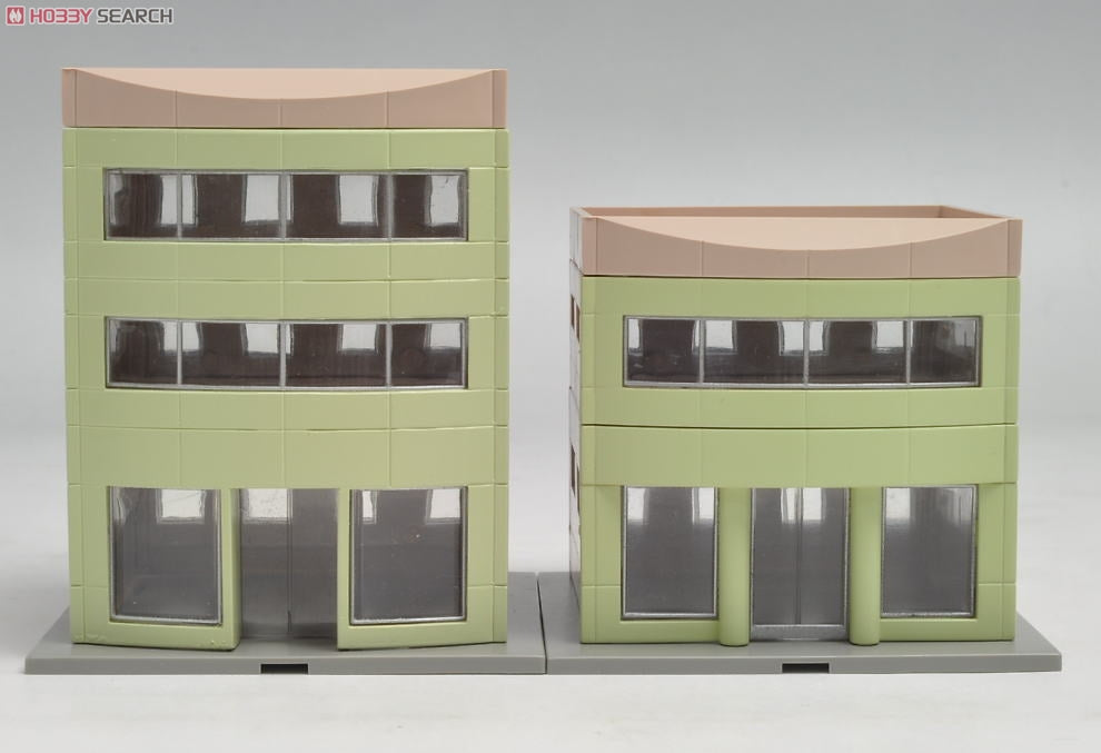 Tomix 4049 Bow Front Building Set (Beige) (N scale)