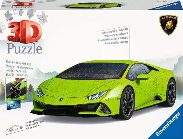 115594 - RAVENSBURGER 3D - LAMBORGHINI HURACAN - GREEN
