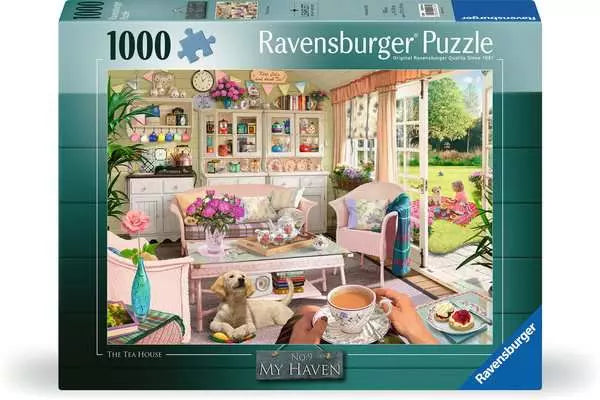 120001645 - RAVENSBURGER 1000PC - THE TEA HOUSE