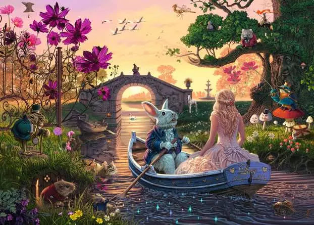 120001706 - RAVENSBURGER 1000PC - LOOK AND FIND - ENCHANTED LANDS