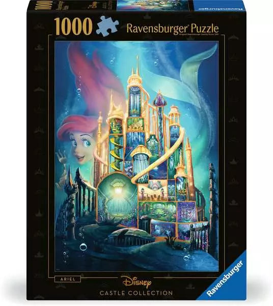 120002659 - RAVENSBURGER 1000PC - DISNEY CASTLES - ARIEL
