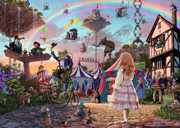 120002857 - RAVENSBURGER 1000PC - LOOK AND FIND - ENCHANTED CIRCUS