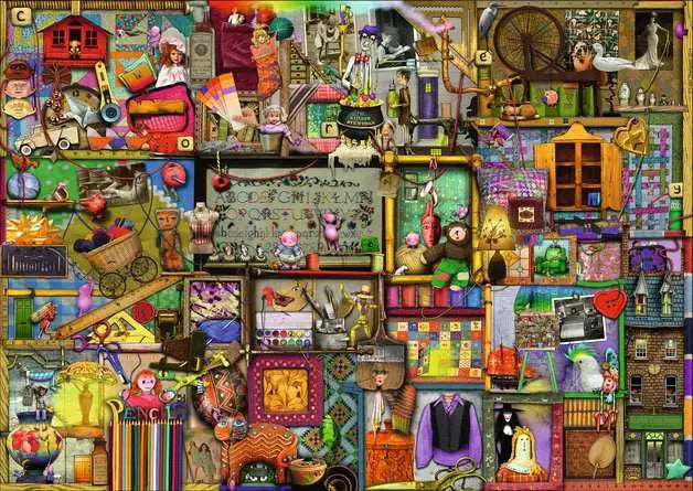 120003014 - RAVENSBURGER 1000PC - NO. 2 CURIOUS CUPBOARDS - THE CRAFT CUPBOARD