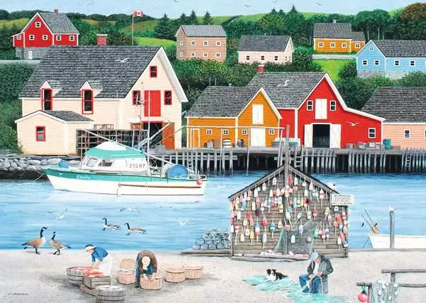 120003069 - RAVENSBURGER 1000PC - CANADIAN COLLECTION: FISHERMAN'S COVE