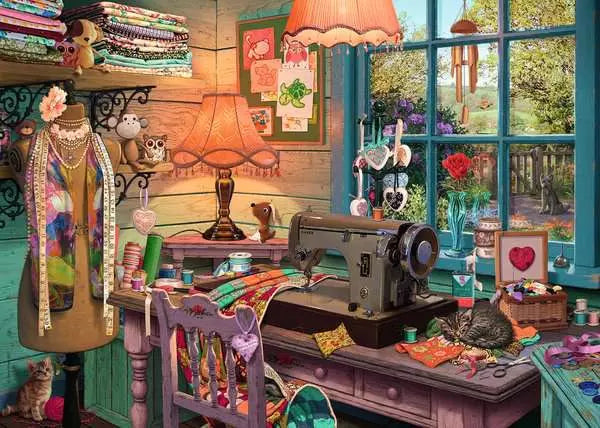 120003342 - RAVENSBURGER 1000PC - THE SEWING SHED