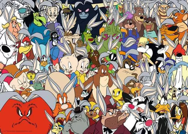 120004097 - RAVENSBURGER 1000PC - LOONEY TUNES CHALLENGE
