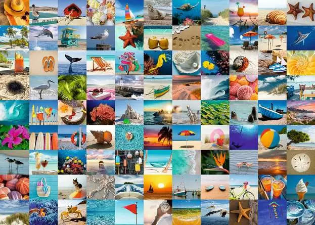 120004103 - RAVENSBURGER 1000PC - 99 SEASIDE MOMENTS