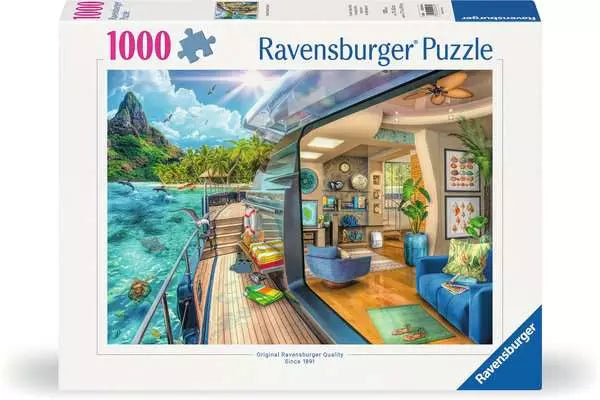 RAVENSBURGER 1000PC - TROPICAL ISLAND CHARTER