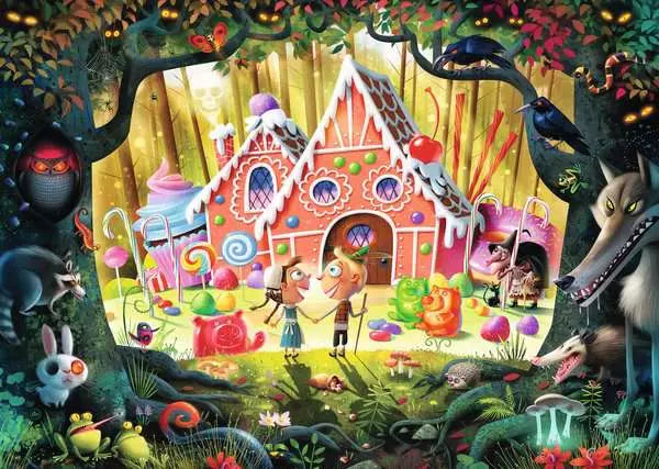 120004158 - RAVENSBURGER 1000PC - HANSEL AND GRETEL BEWARE!