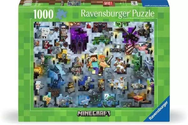 12000422 - RAVENSBURGER 1000PC - MINECRAFT MOBS (CHALLENGE)