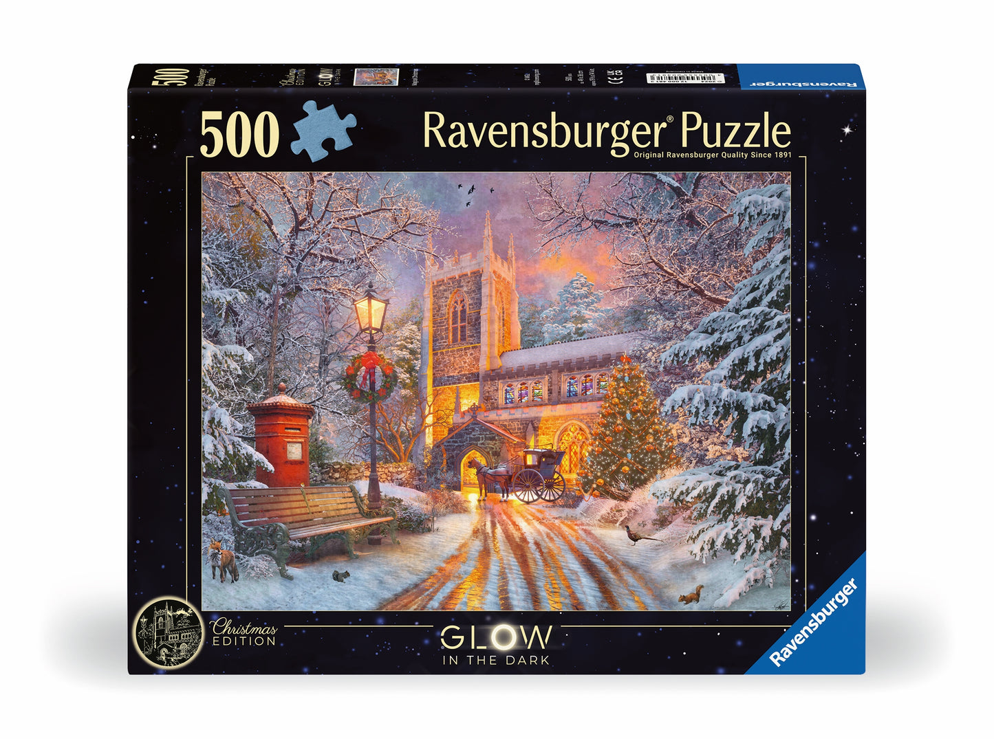 RAVENSBURGER 500PC - MAGICAL CHRISTMAS STARLINE - GLOW IN THE DARK