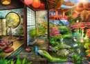 120006350 - RAVENSBURGER 1000PC - KYOTO JAPANESE GARDEN TEAHOUSE