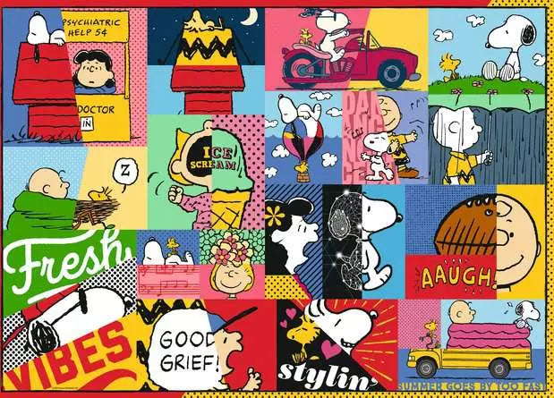 120007500 - RAVENSBURGER 1000PC - PEANUTS MOMENTS
