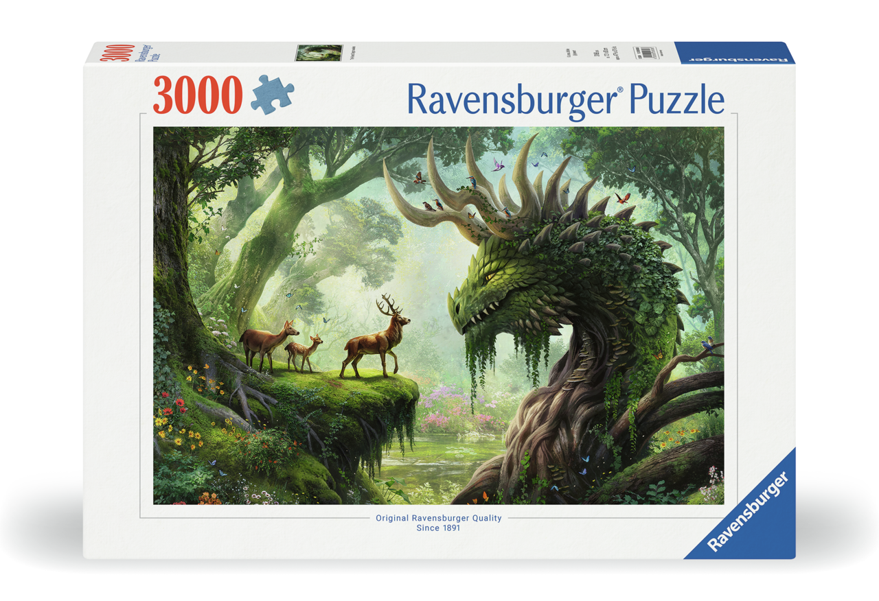 120008088 - RAVENSBURGER 3000PC - THE FOREST DRAGON AWAKES