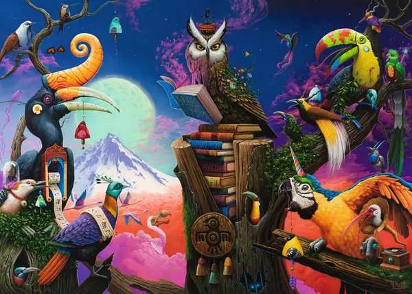 120010241 - RAVENSBURGER 1000PC - DULK - SONGS OF EXTINCT BIRDS