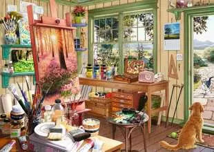 11002 - Ravensburger The Artist's Shed - 1000pcs