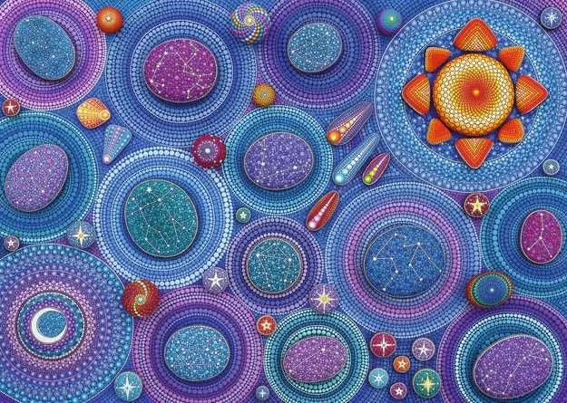 120011941 - RAVENSBURGER 1000PC - CELESTIAL CONSTELLATIONS (USA JIGSAW 2024)