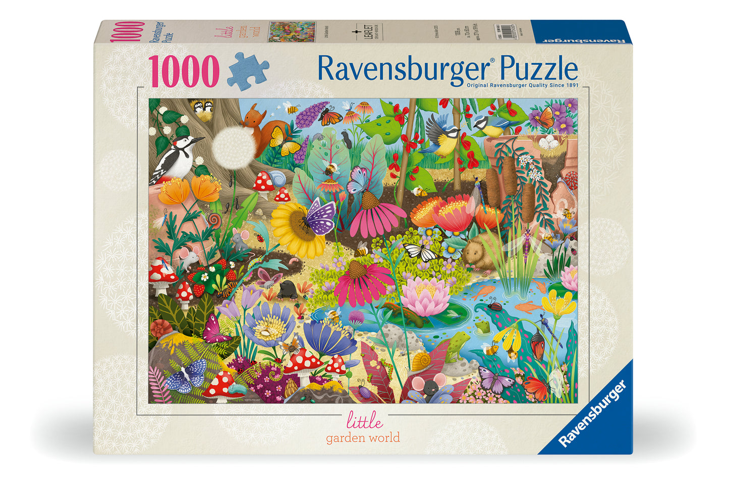 RAVENSBURGER 1000PC - LITTLE GARDEN WORLD