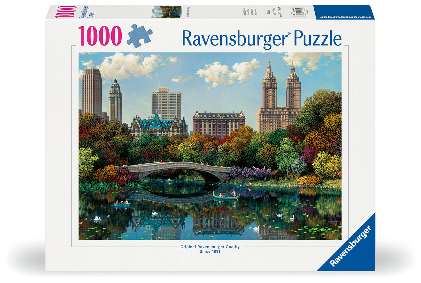 RAVENSBURGER 1000PC- NY CENTRAL PARK BOW BRIDGE