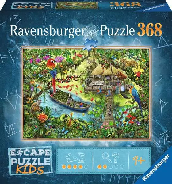129348 - RAVENSBURGER 368PC - KIDS ESCAPE SERIES - JUNGLE JOURNEY