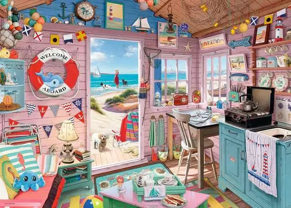 120000327 - RAVENSBURGER 1000PC - THE BEACH HUT