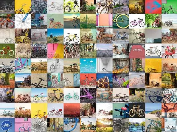 120006978 - RAVENSBURGER 1500PC - 99 BICYCLES