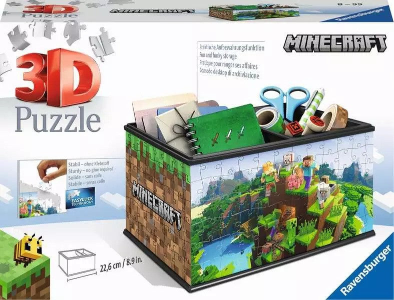 112869 - RAVENSBURGER 3D - STORAGE BOX - MINECRAFT