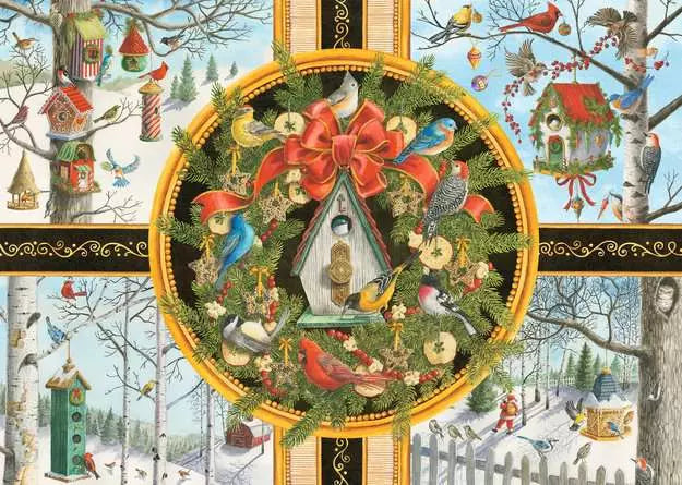 168354 - RAVENSBURGER 500PC - CHRISTMAS SONGBIRDS
