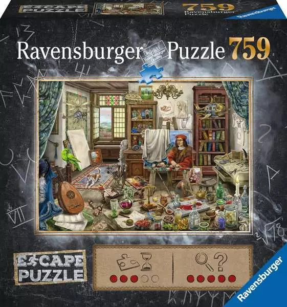 168439 - RAVENSBURGER 759PC - ESCAPE SERIES: THE ARTIST'S STUDIO