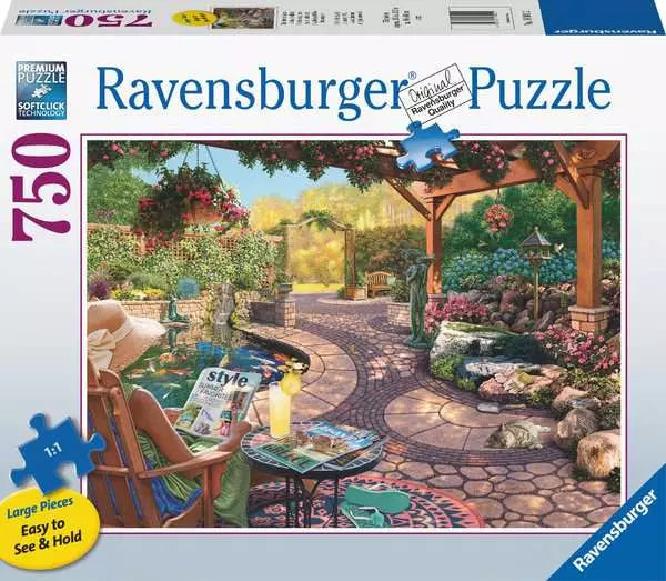 169412 - RAVENSBURGER 750PC - COZY BACKYARD BLISS