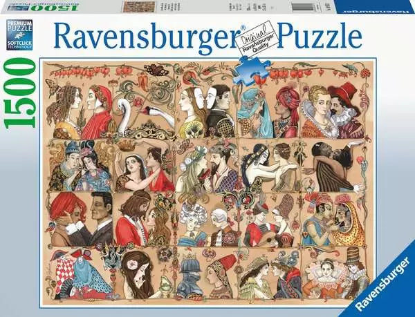 169733 - RAVENSBURGER 1500PC - LOVE THROUGH THE AGES