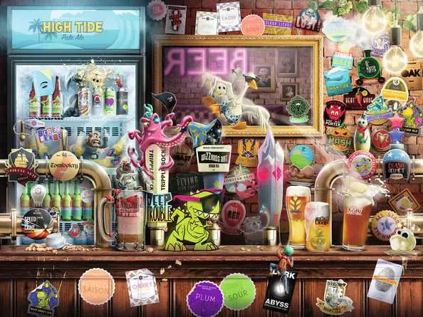 120007449 - RAVENSBURGER 1500PC - CRAFT BEER BONANZA