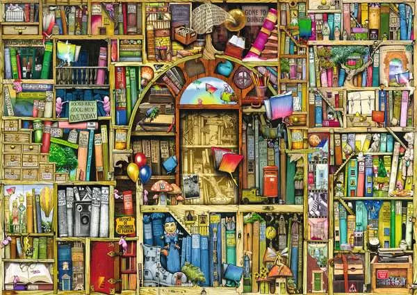 120003007 - RAVENSBURGER 1000PC - BIZARRE BOOKSHOP 2