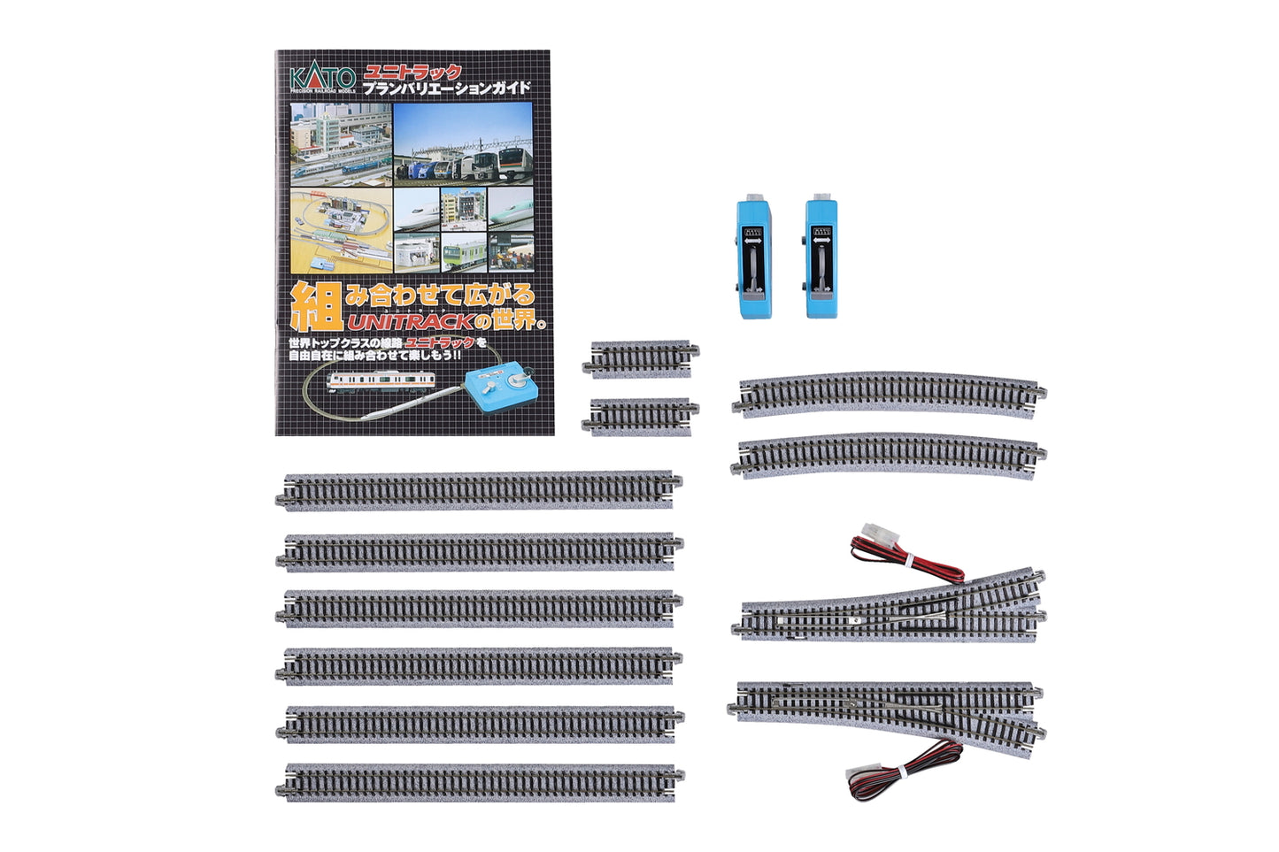 Kato 20-860 UNITRACK V1 Mainline Passing Siding Set (Variation Set 1) (N scale)