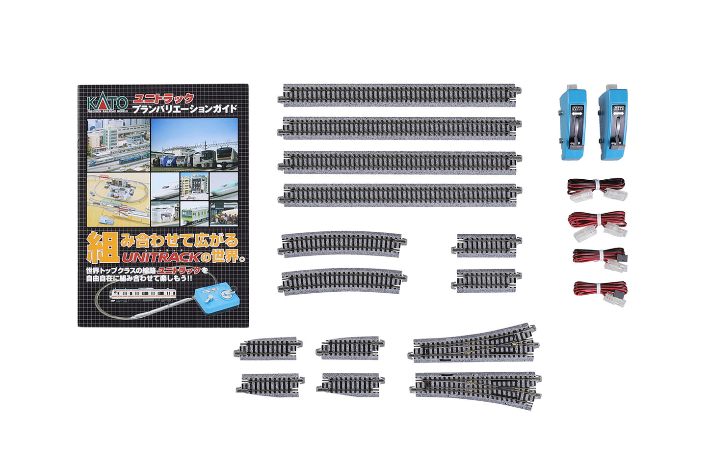 Kato 20-863 UNITRACK Variation 4 (V4) Switching Siding Set (N scale)
