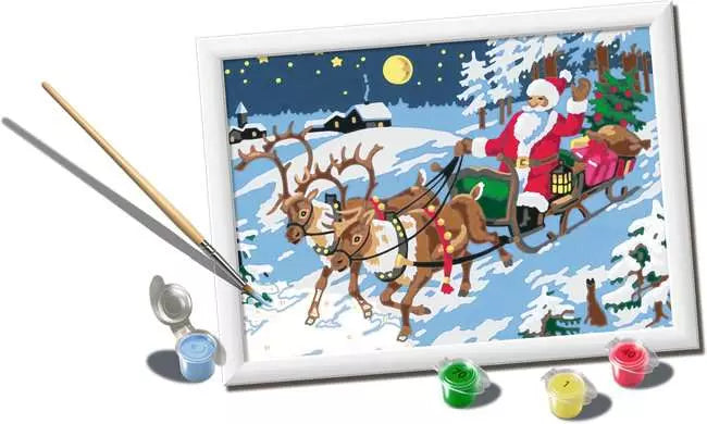 202645 - RAVENSBURGER - CREART - PAINT BY NUMBERS - THE NIGHT BEFORE CHRISTMAS