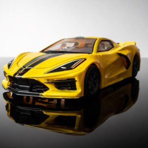 AFX Corvette C8 accelerated yellow