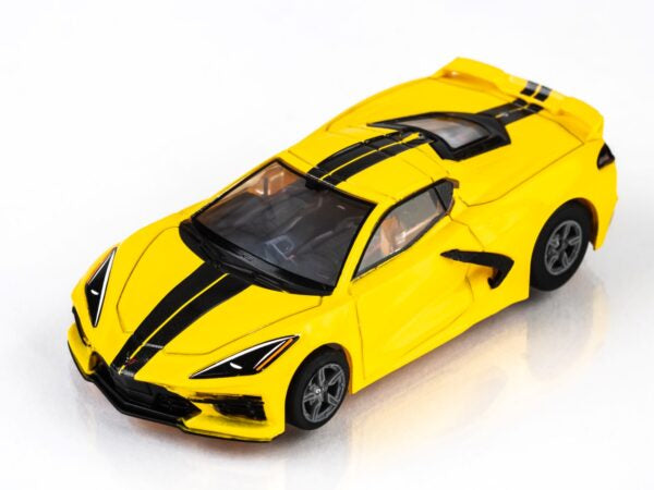 AFX Corvette C8 accelerated yellow