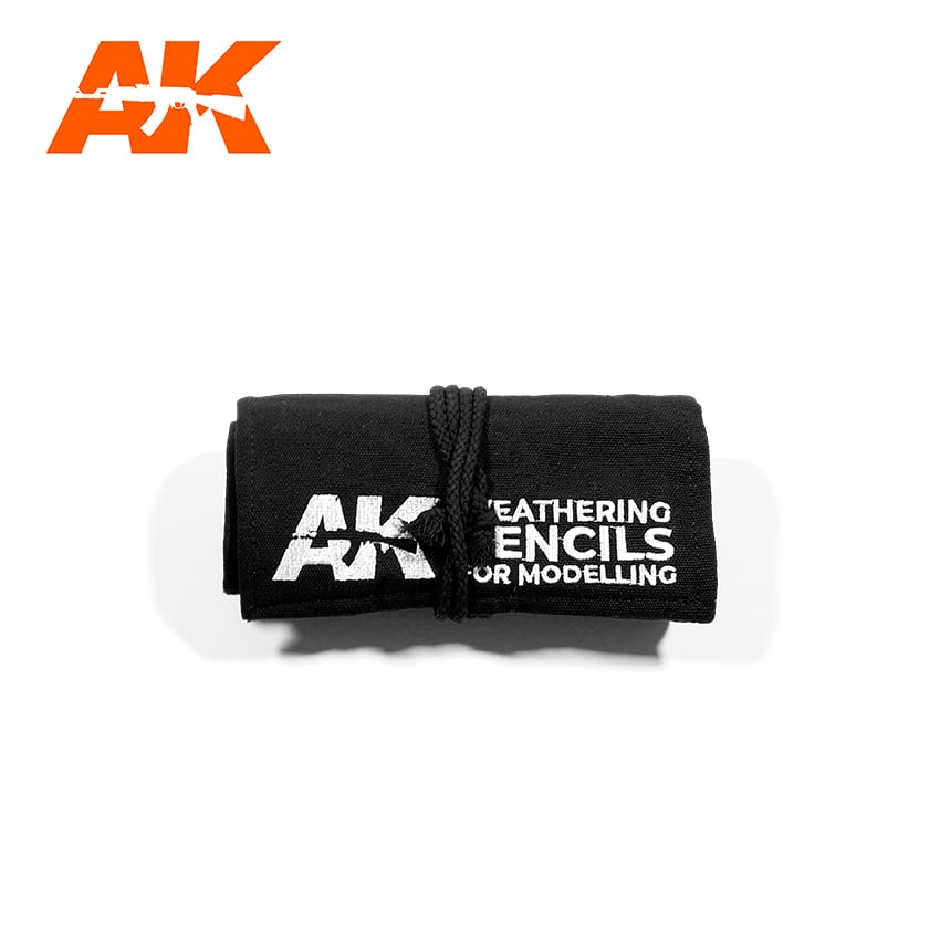 AK Interactive Weathering Pencil Full Range Cloth Case (All 37 Colours)