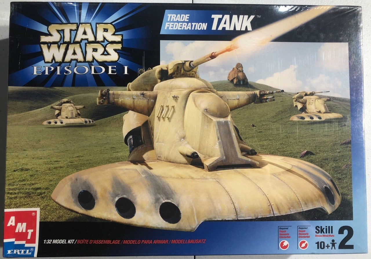 AMT 30123 1/32 Star Wars Episode I Trade Federation Tank
