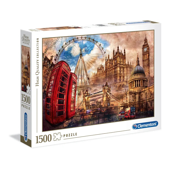 CLEMENTONI 1500PC - VINTAGE LONDON