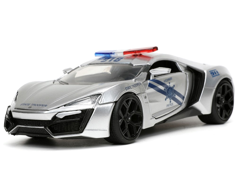 Jada 1/24 Hyper Spec Lykan Hypersport State Trooper Highway Patrol Police Car