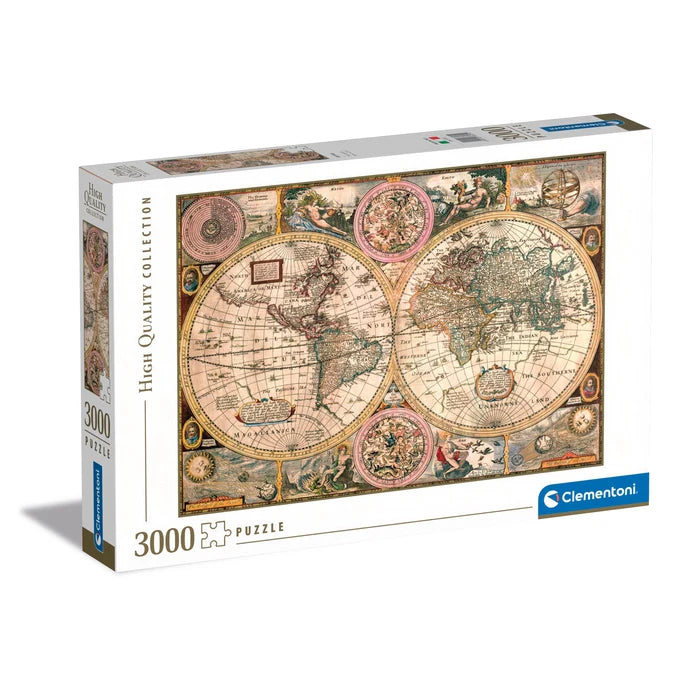 CLEMENTONI 3000PC - OLD MAP